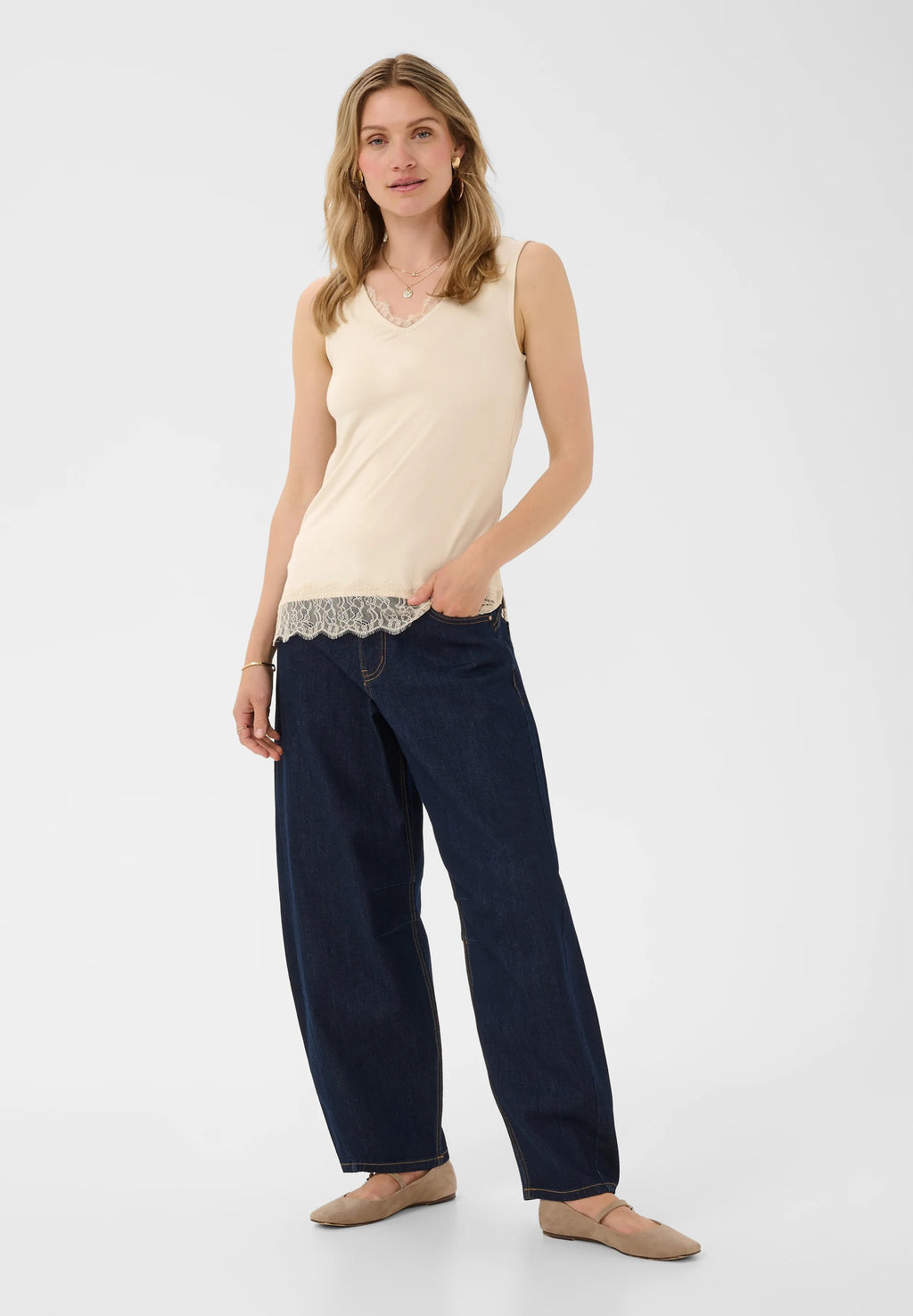 CREAM Alvaia Jersey toppur