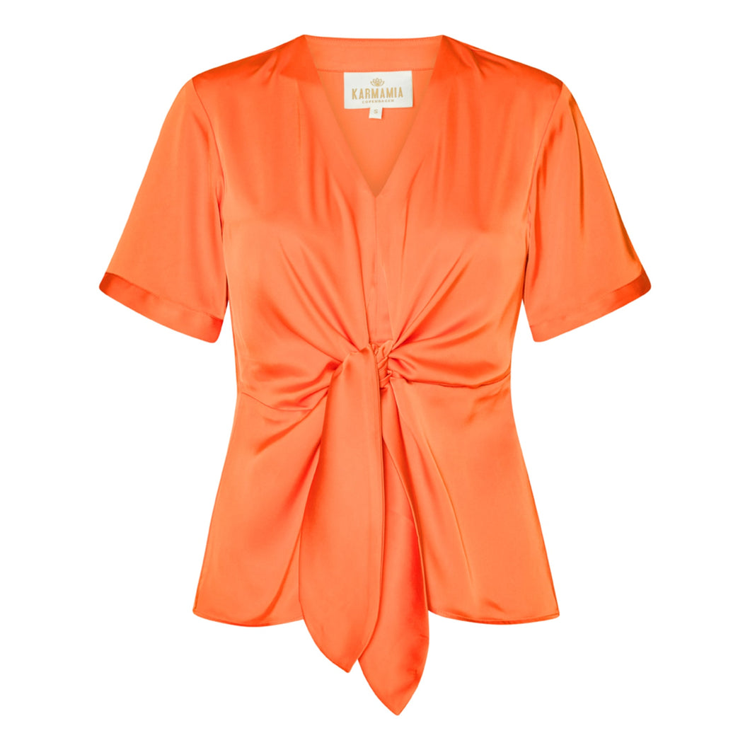 Blair blouse (short) Semi rich orange
