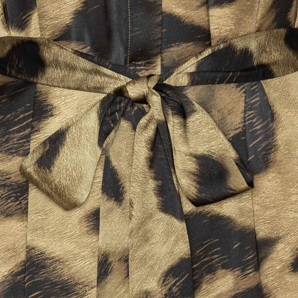 Noelle dress Khaki Maxi Leo