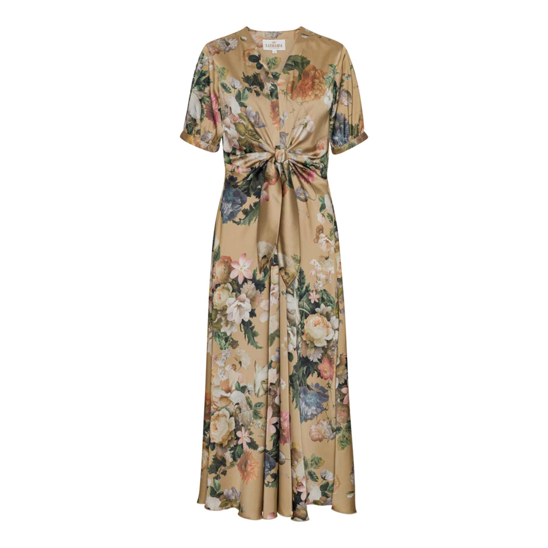 Faye dress - taupe bloom