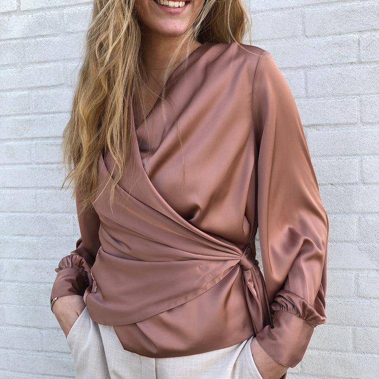 Ines blouse caramel