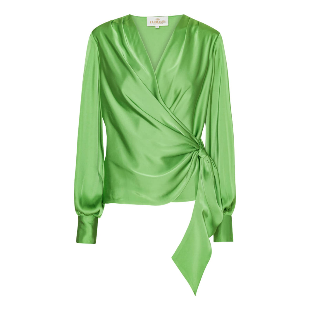 Ines blouse Semi rich Pistachio Green