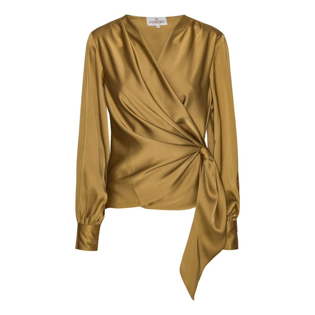 Ines blouse semi rich gold