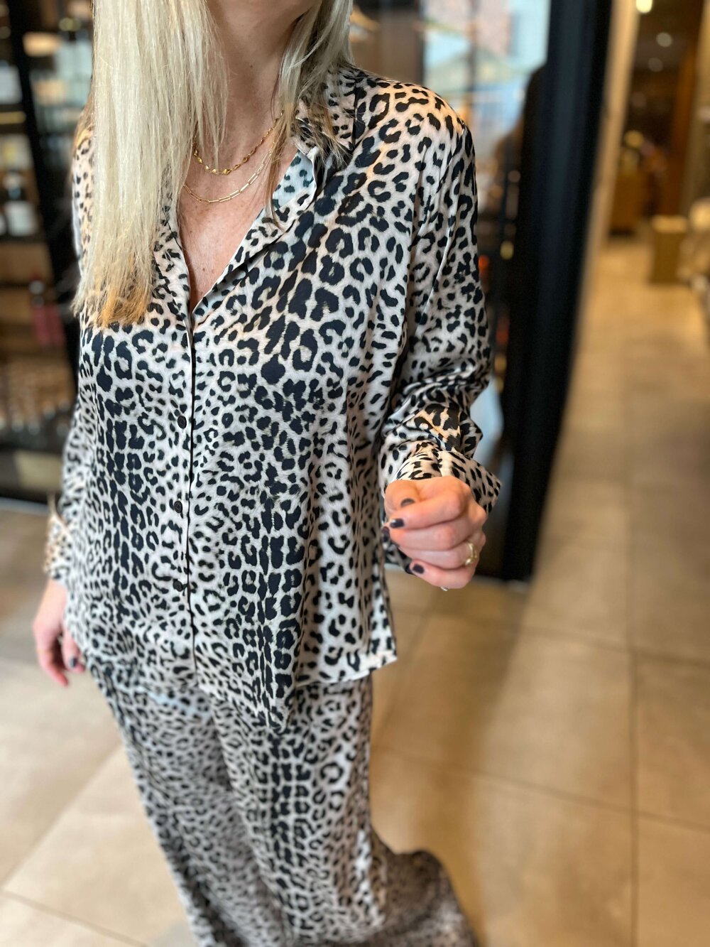 Joseph Shirt Nude Leopard