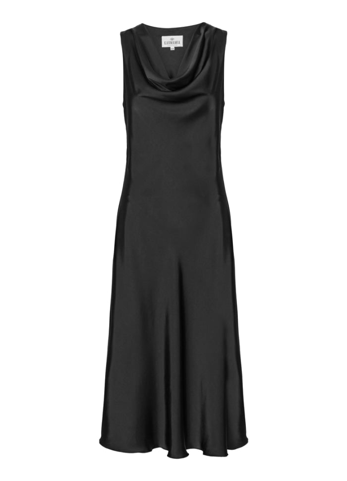 Flow Dress Semi Rich Black