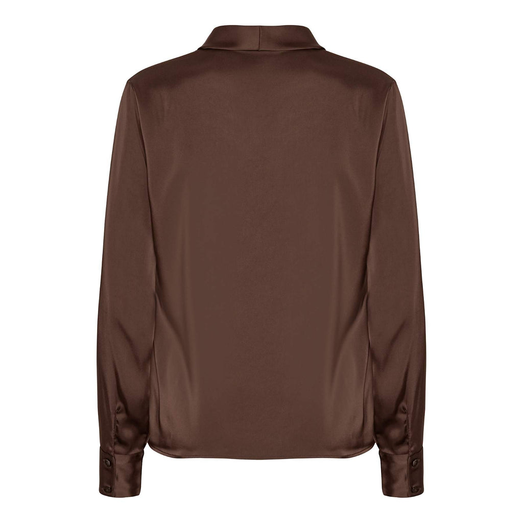 Audrey blouse Semi Rich Brown