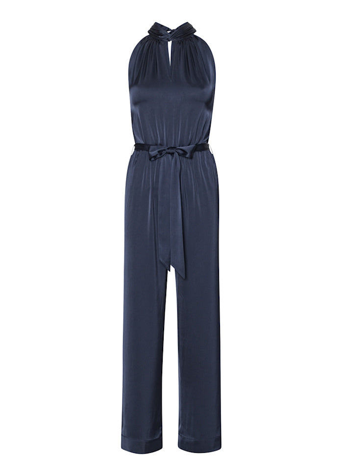 Delia jumpsuit semi rich ink blue
