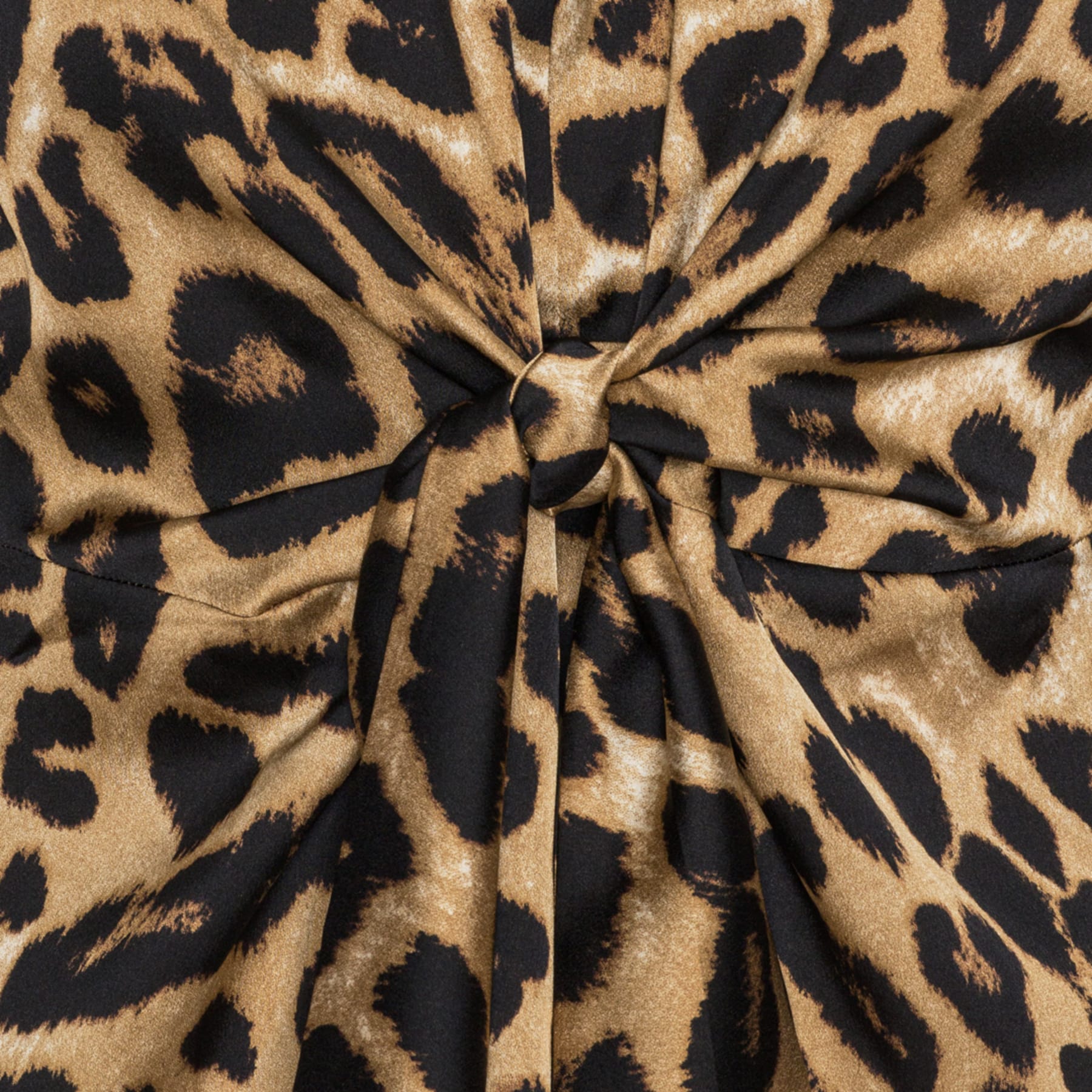 Blair blouse hammered leopard