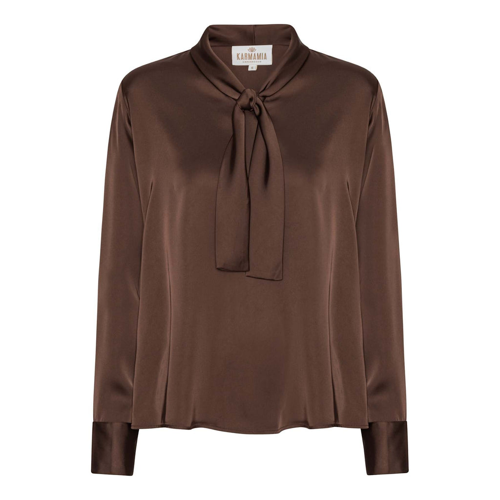 Audrey blouse Semi Rich Brown