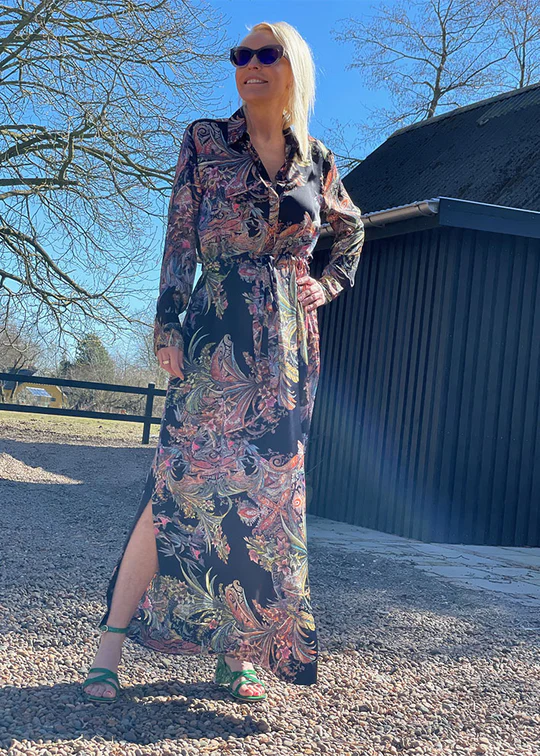 Nakita Maxi dress - Meadow Black
