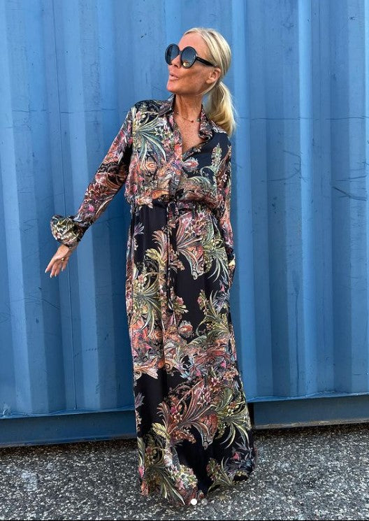 Nakita Maxi dress - Meadow Black