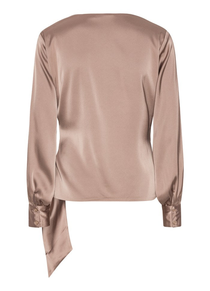 Ines blouse semi rich tan