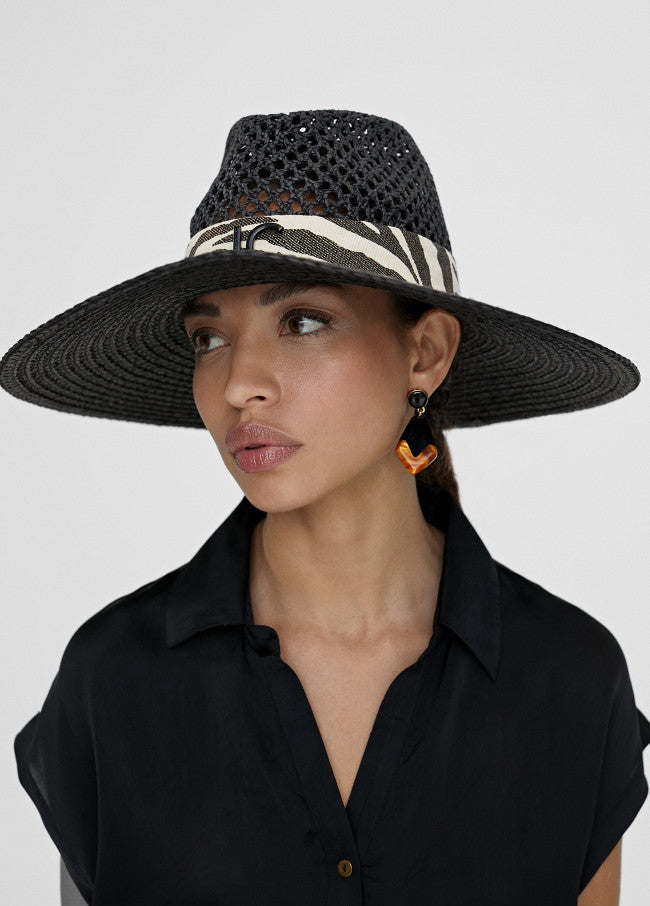 Cowboy-style hat