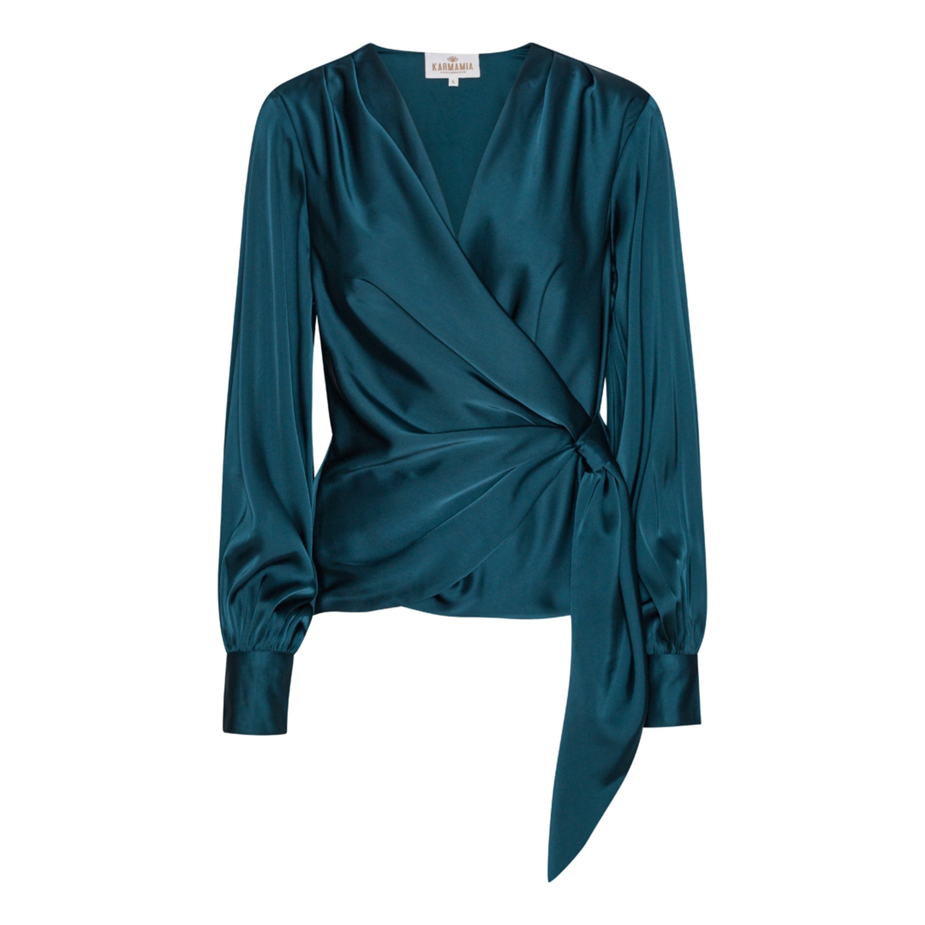 Ines blouse semi rich teal