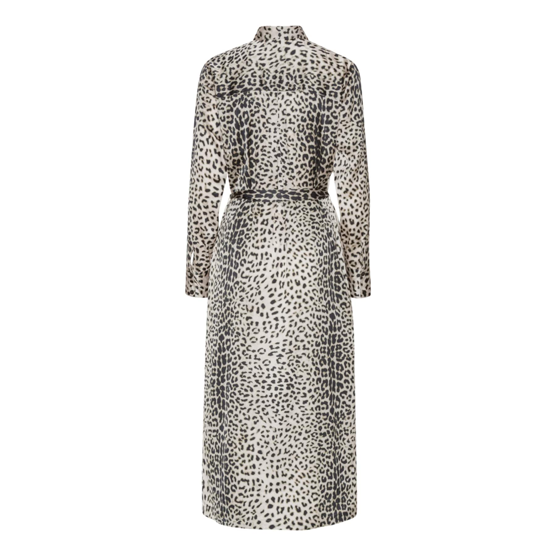 Jean dress Nude Leopard