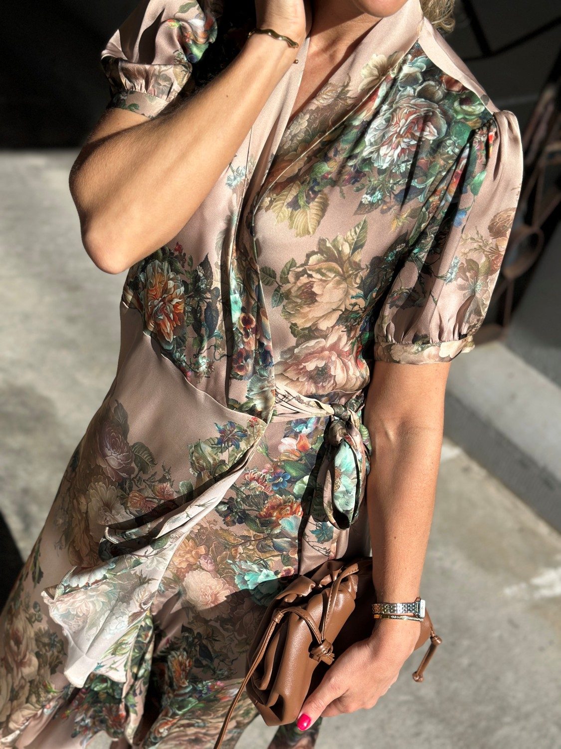Iris dress disy mocha
