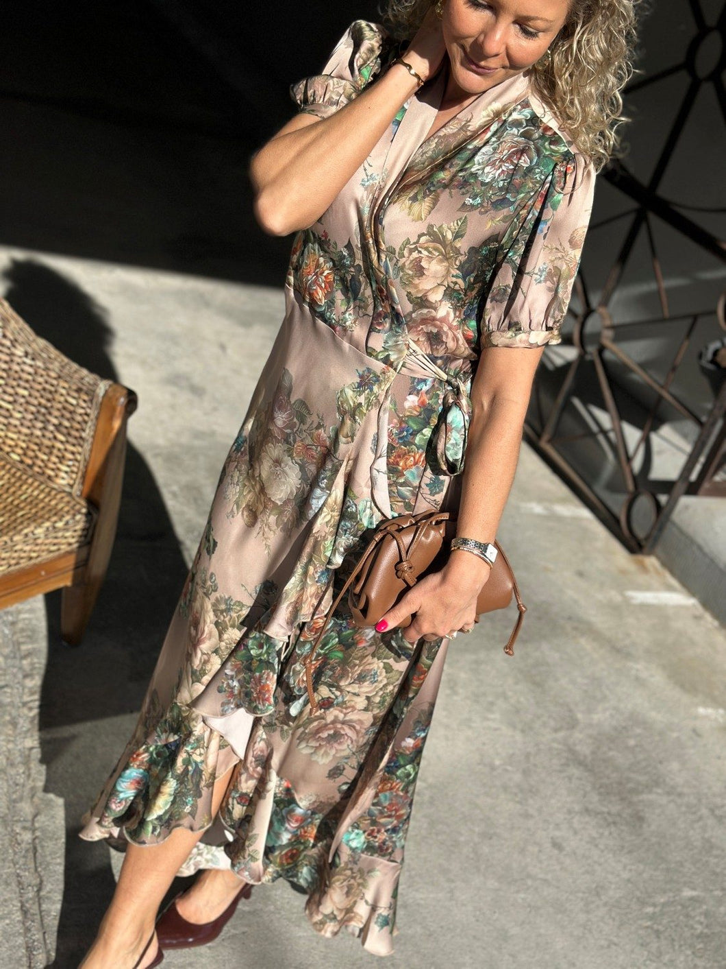 Iris dress disy mocha