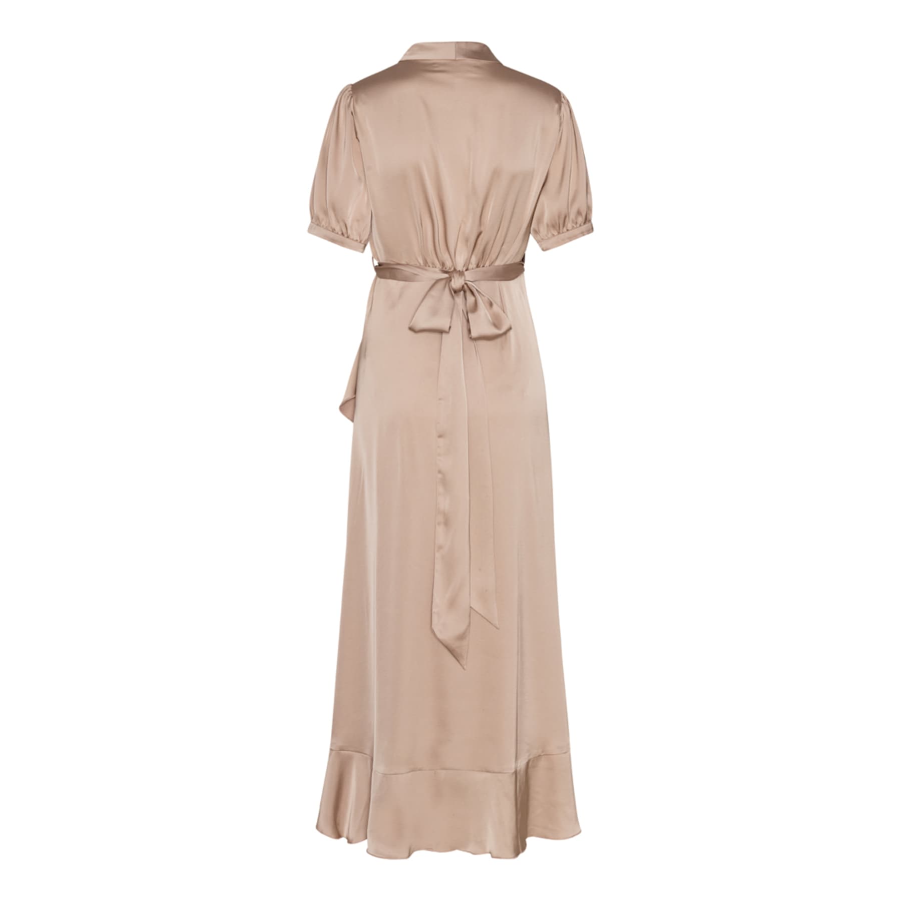 Iris dress Hammered Satin Blush