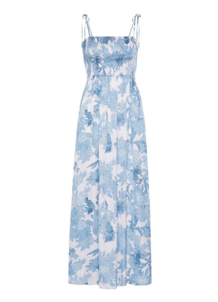 Odette dress sky flower