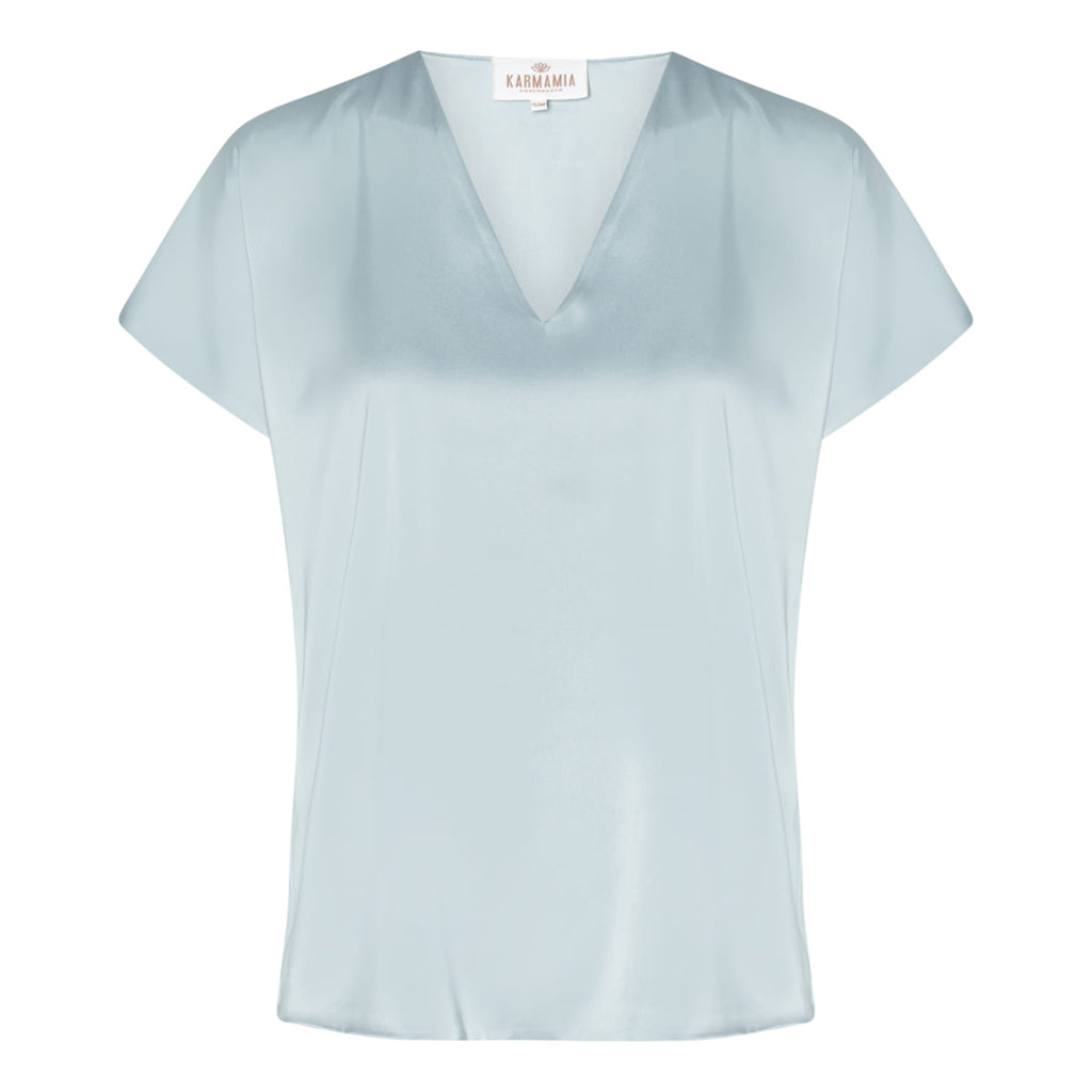 Vera blouse semi rich sky