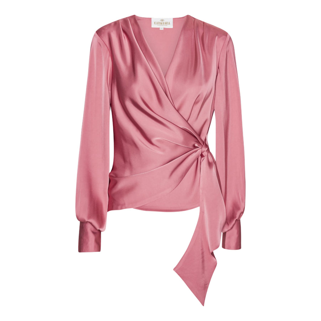 Ines blouse Semi rich Velvet Pink