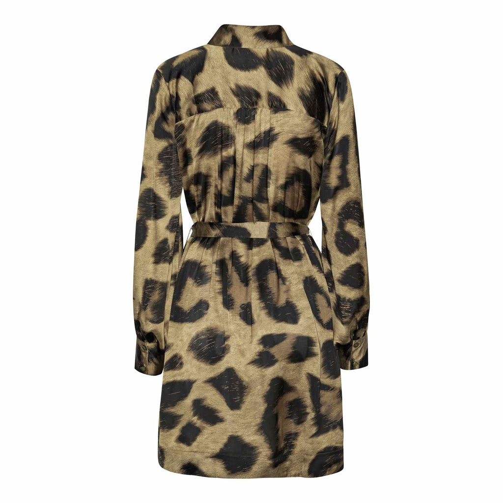 Noelle dress Khaki Maxi Leo