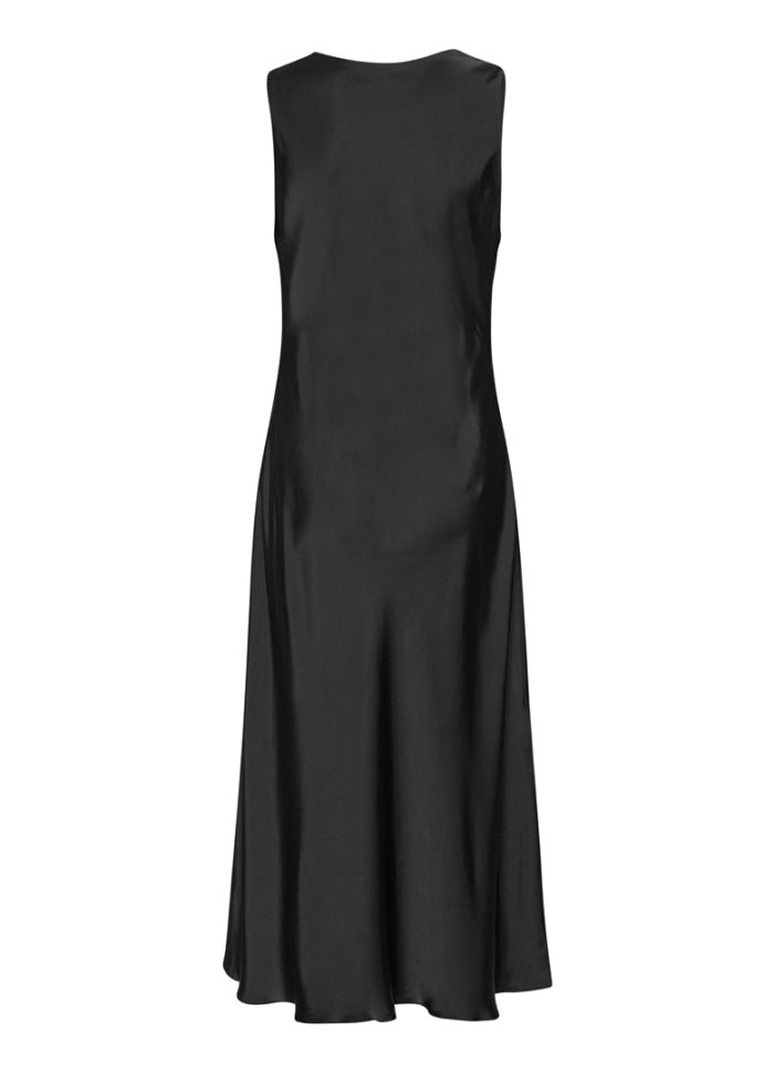 Flow Dress Semi Rich Black