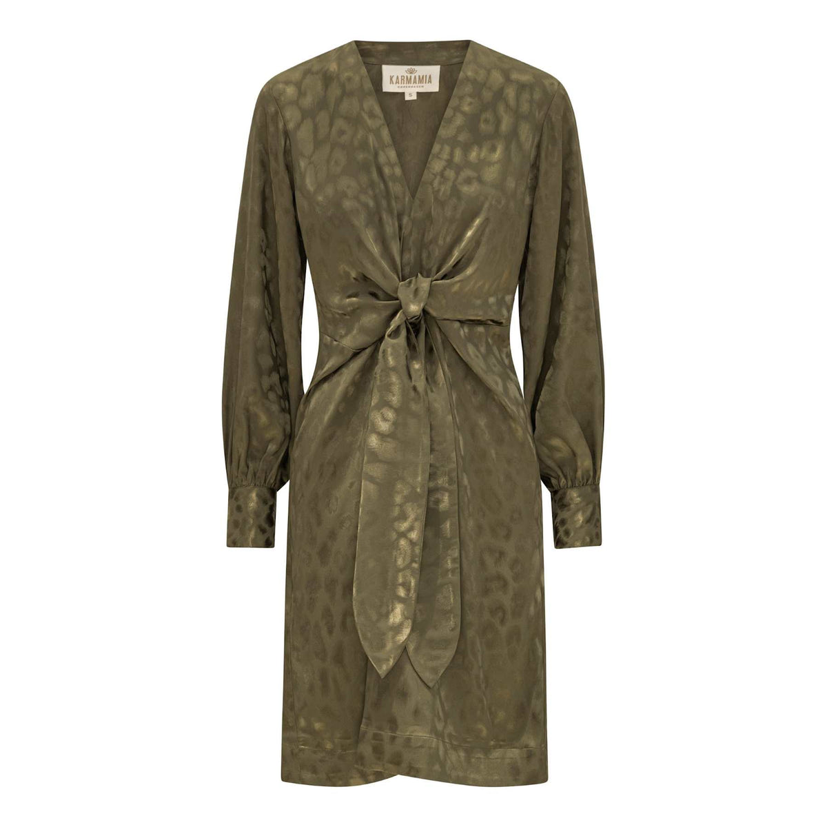 Blair Dress Army Leo Jaquard