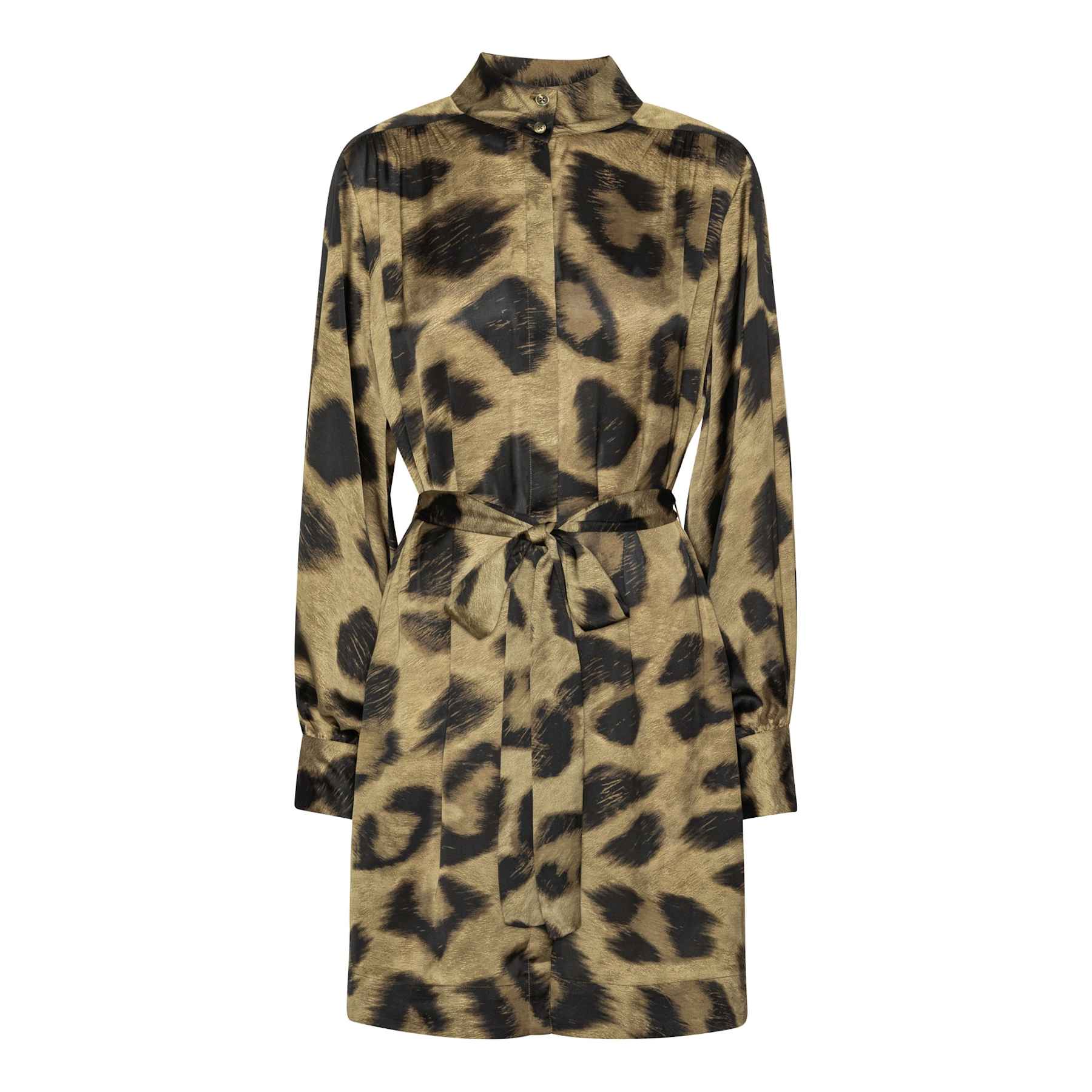 Noelle dress Khaki Maxi Leo