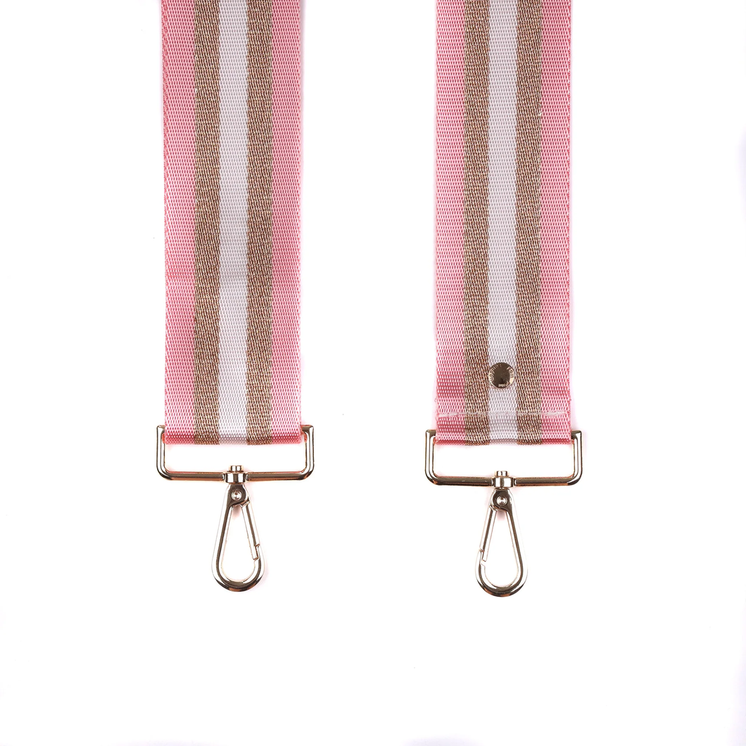 Töskuól pink & metalic stripe