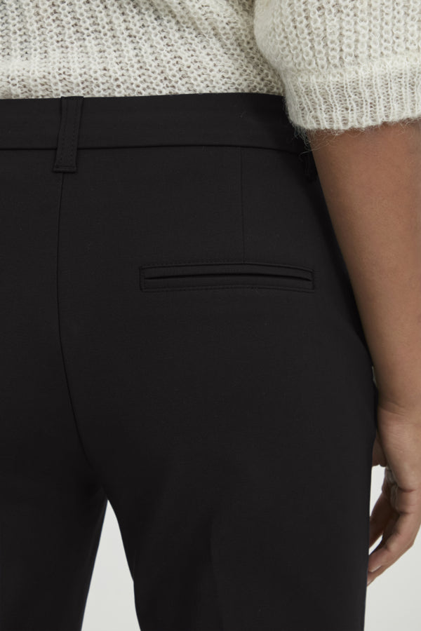 Bindy pant svartar straight