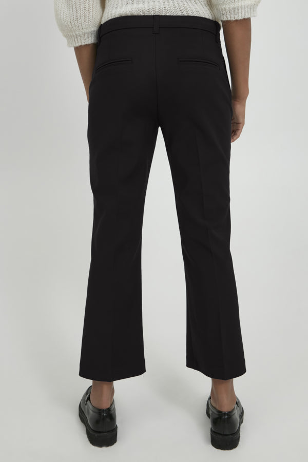 Bindy pant svartar straight