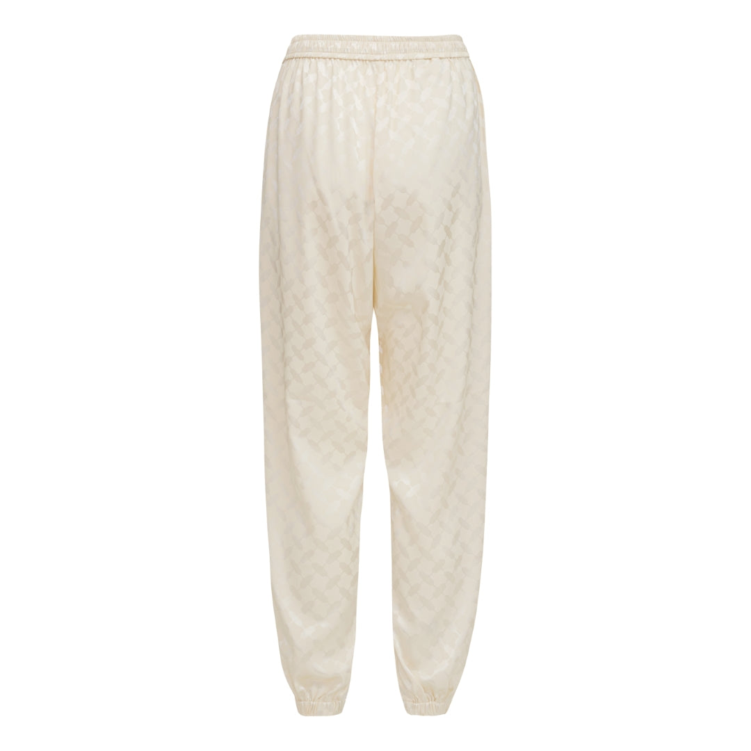 Cora pants Ivory Keffiyeh Jaquard