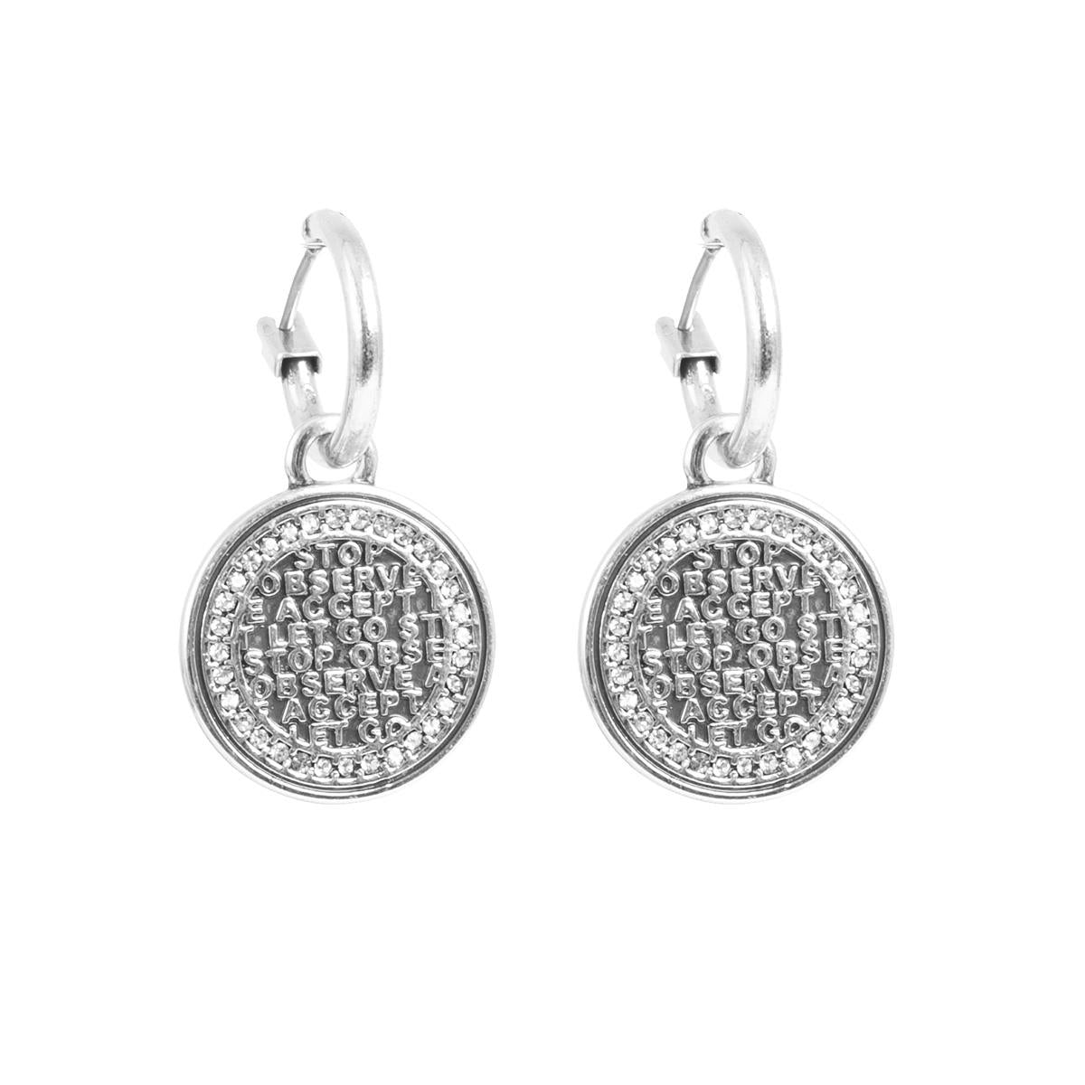 Eyrnalokkar- coins of relief - silfur